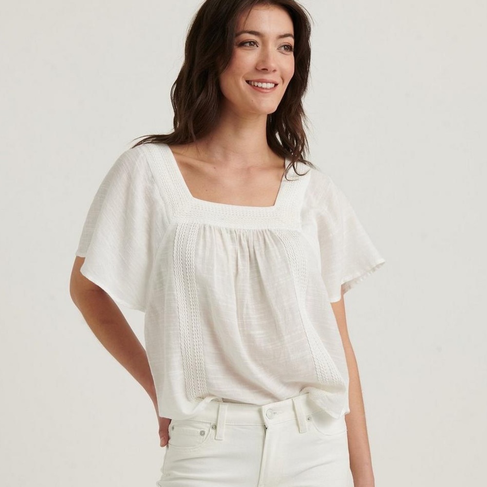 Banana Republic Square Neck Blouse